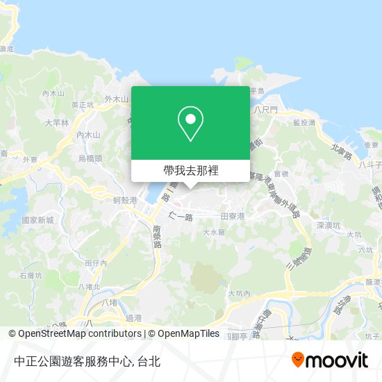 中正公園遊客服務中心地圖