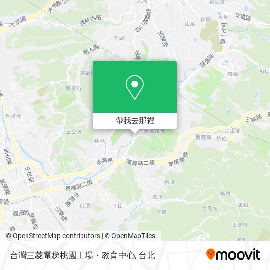 台灣三菱電梯桃園工場・教育中心地圖