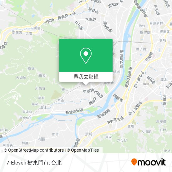 7-Eleven 樹東門市地圖