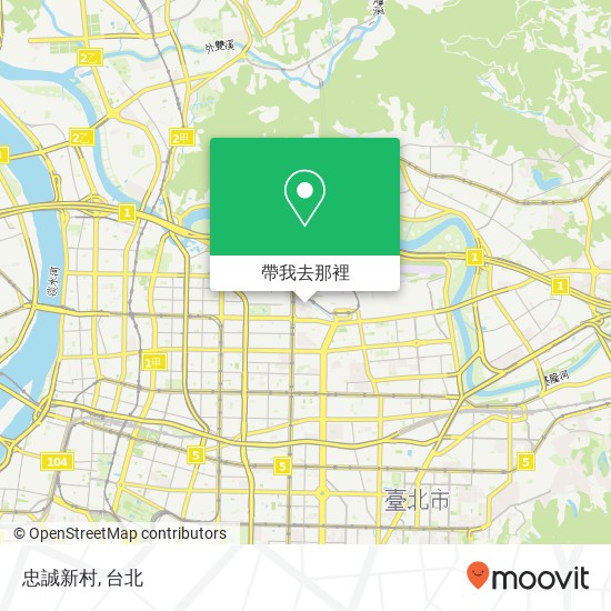 忠誠新村地圖