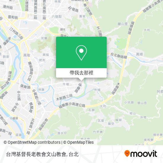 台灣基督長老教會文山教會地圖