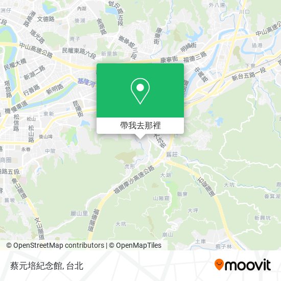 蔡元培紀念館地圖
