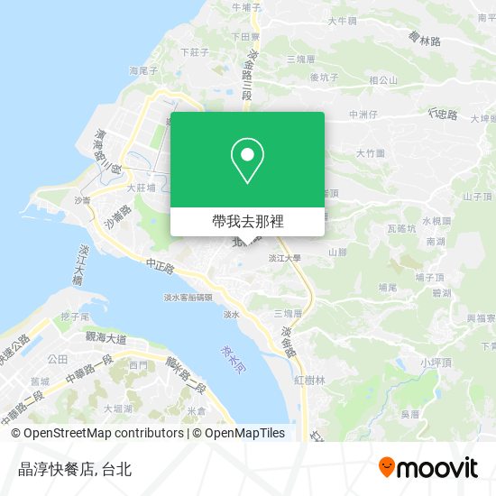 晶淳快餐店地圖