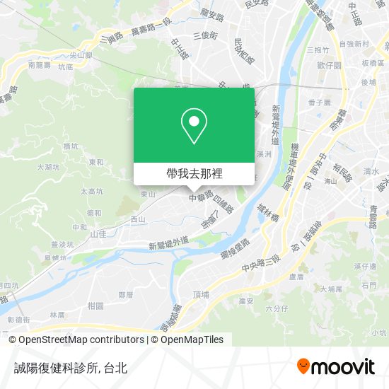 誠陽復健科診所地圖