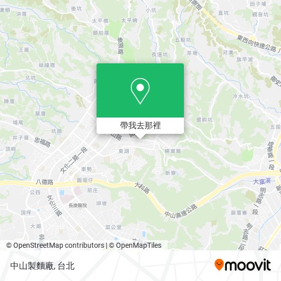 中山製麵廠地圖
