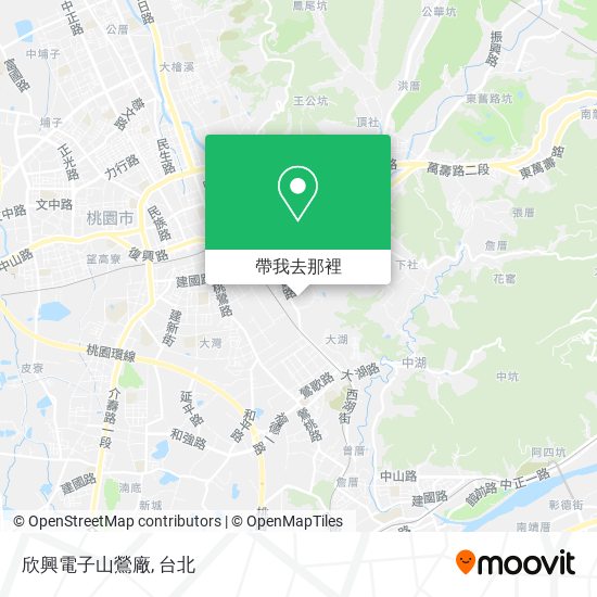 欣興電子山鶯廠地圖