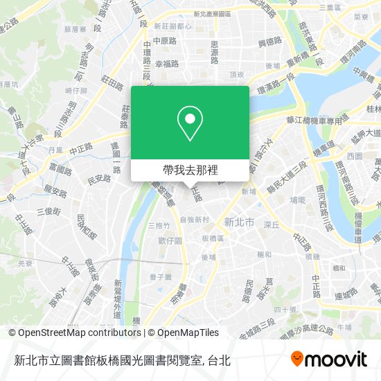 新北市立圖書館板橋國光圖書閱覽室地圖
