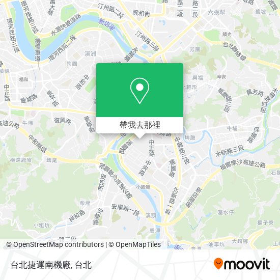 台北捷運南機廠地圖