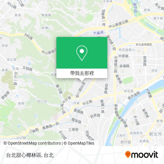 台北甜心椰林區地圖