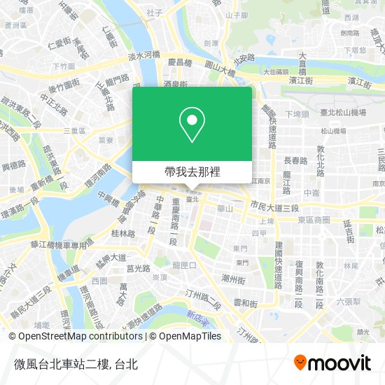 微風台北車站二樓地圖