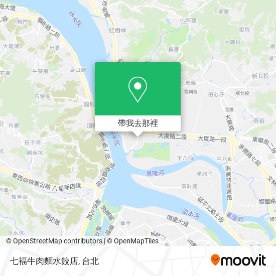 七褔牛肉麵水餃店地圖
