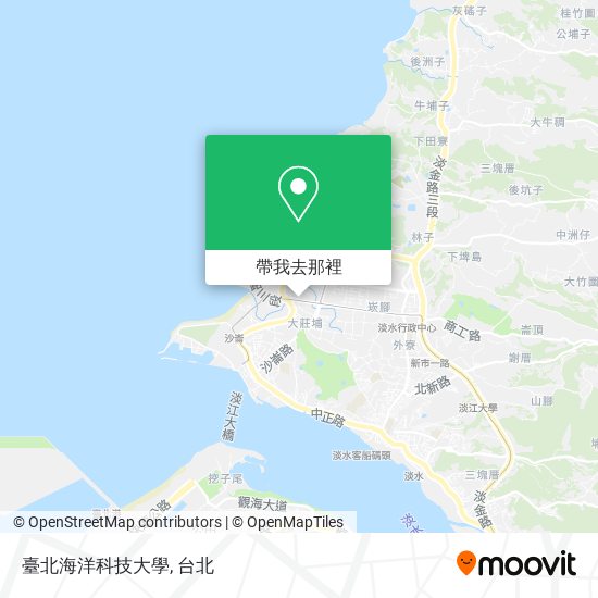 臺北海洋科技大學地圖