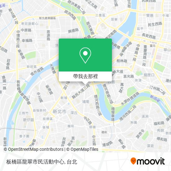 板橋區龍翠市民活動中心地圖