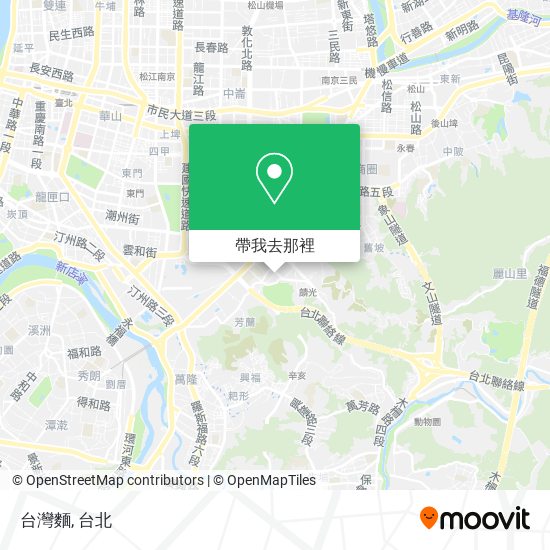 台灣麵地圖