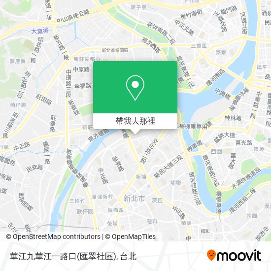 華江九華江一路口(匯翠社區)地圖