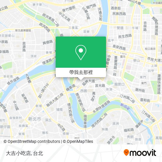 大吉小吃店地圖