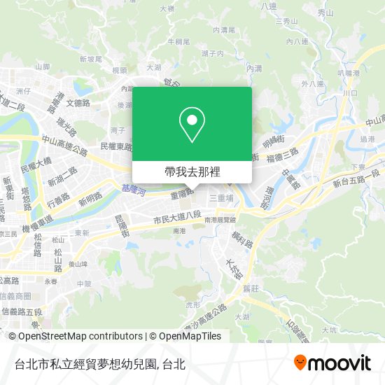 台北市私立經貿夢想幼兒園地圖