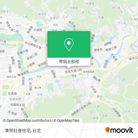 東明社會住宅地圖