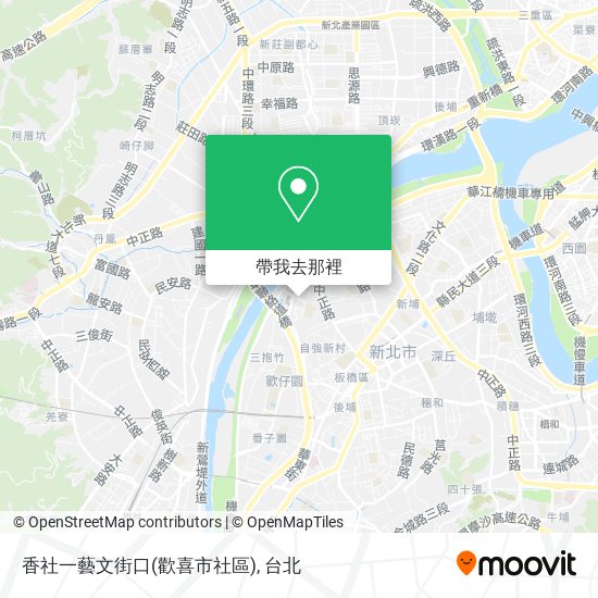 香社一藝文街口(歡喜市社區)地圖