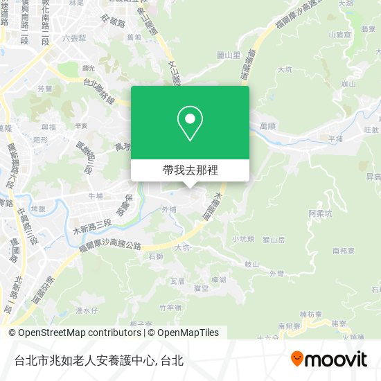 台北市兆如老人安養護中心地圖