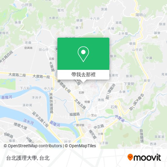台北護理大學地圖