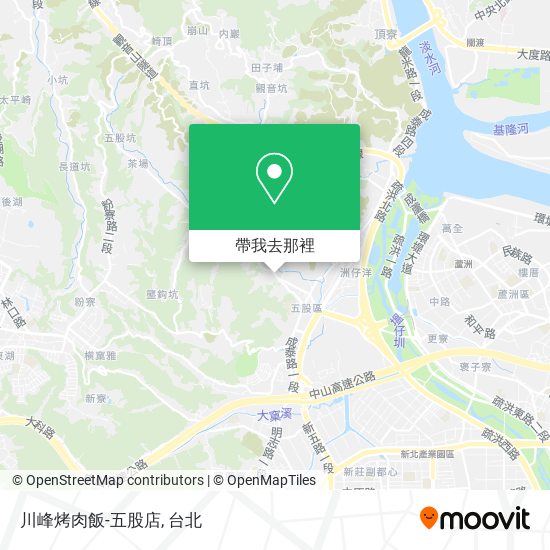 川峰烤肉飯-五股店地圖