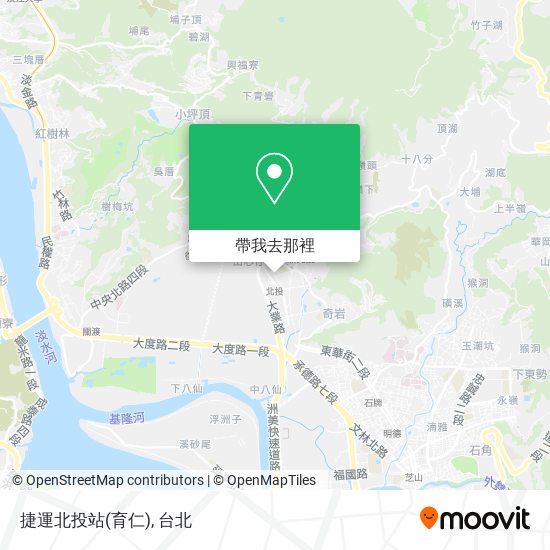 捷運北投站(育仁)地圖
