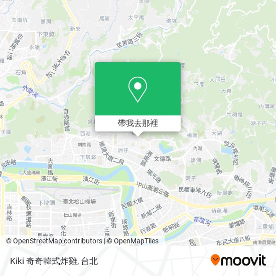 Kiki 奇奇韓式炸雞地圖