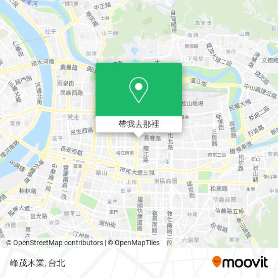 峰茂木業地圖