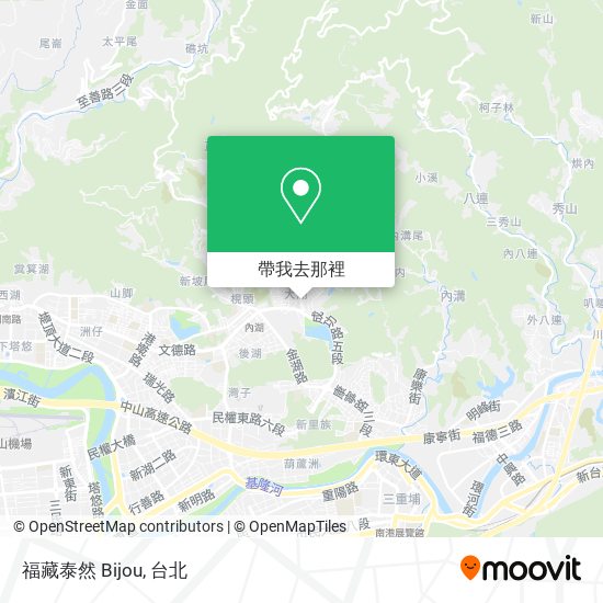 福藏泰然 Bijou地圖