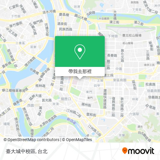 臺大城中校區地圖