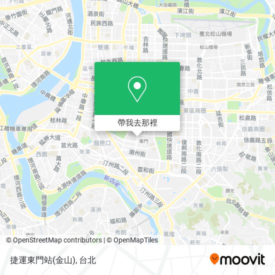 捷運東門站(金山)地圖