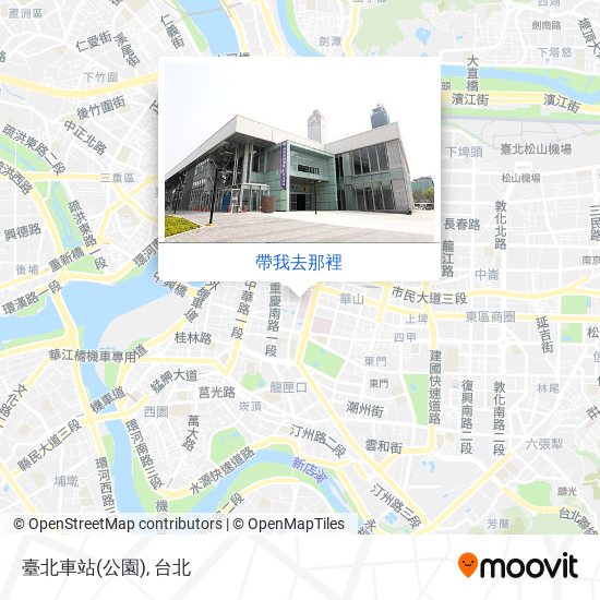 臺北車站(公園)地圖