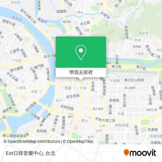 Est日韓音樂中心地圖