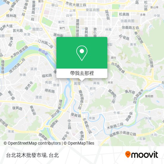 台北花木批發市場地圖