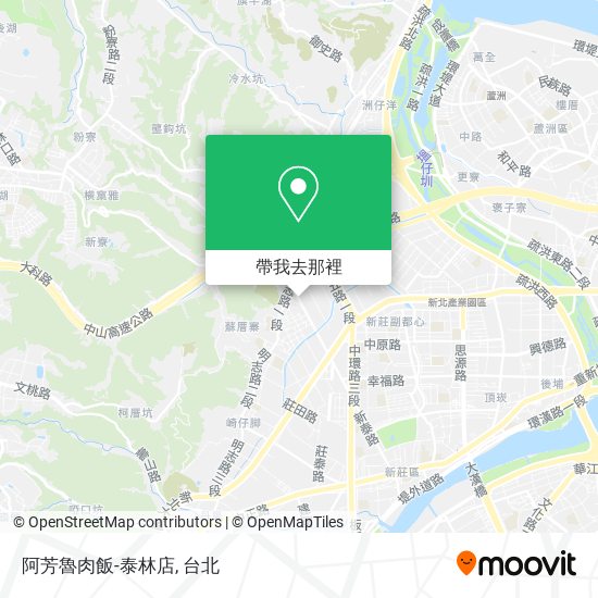 阿芳魯肉飯-泰林店地圖
