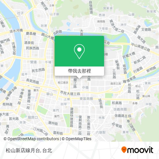 松山新店線月台地圖