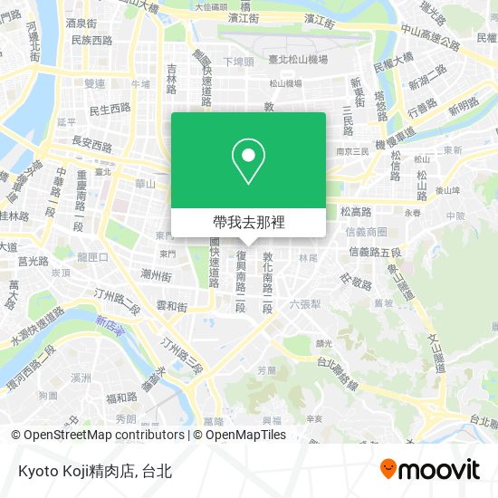 Kyoto Koji精肉店地圖