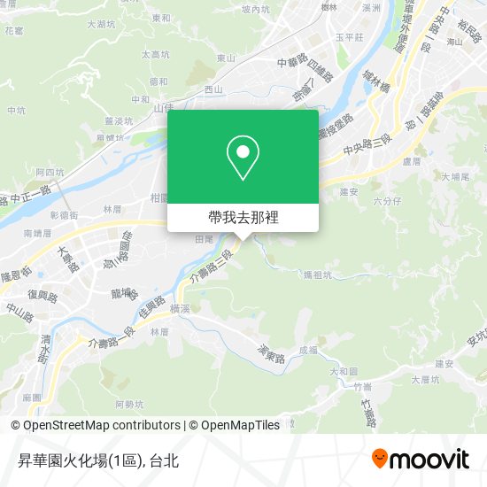 昇華園火化場(1區)地圖