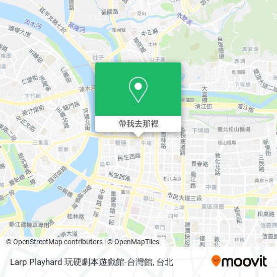 Larp Playhard 玩硬劇本遊戲館-台灣館地圖