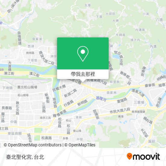 臺北聖化宮地圖