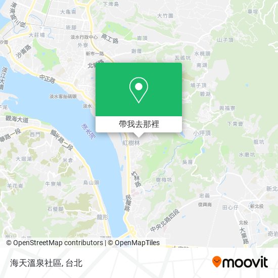 海天溫泉社區地圖