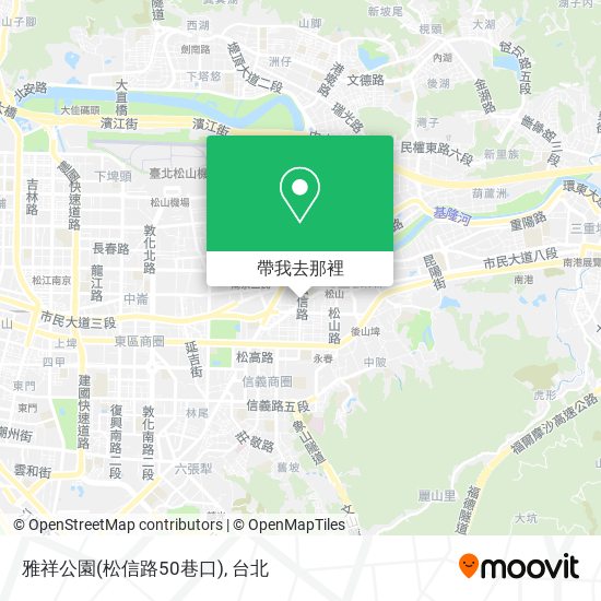 雅祥公園(松信路50巷口)地圖