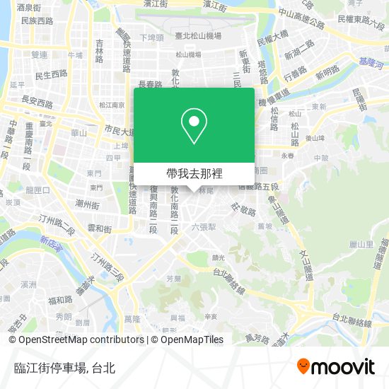 臨江街停車場地圖