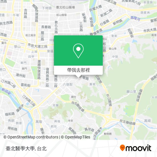 臺北醫學大學地圖