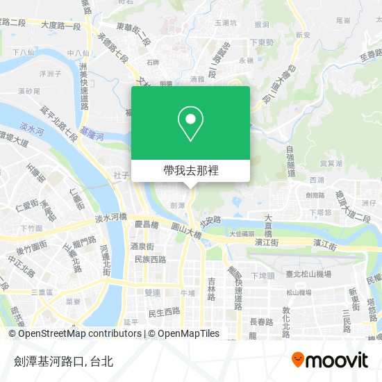 劍潭基河路口地圖