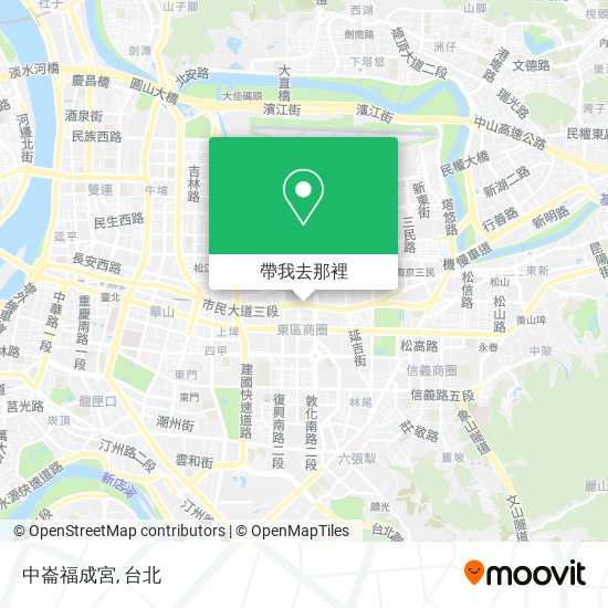 中崙福成宮地圖