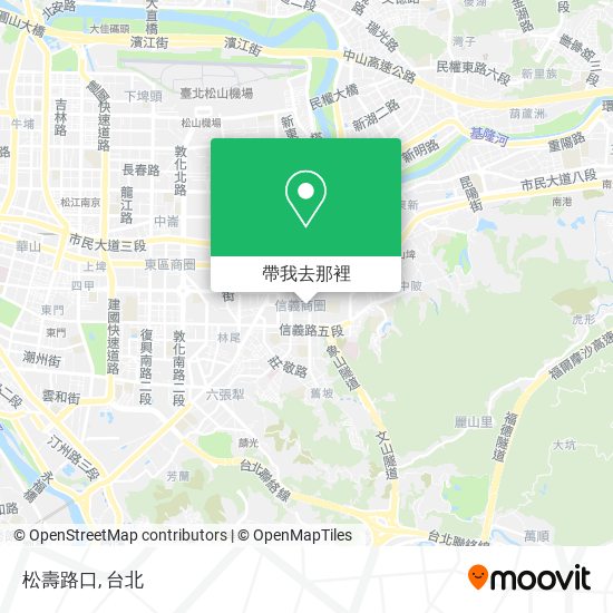 松壽路口地圖