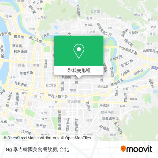 Gg 季吉韓國美食餐飲房地圖