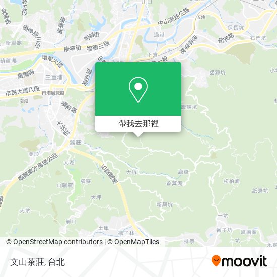 文山茶莊地圖